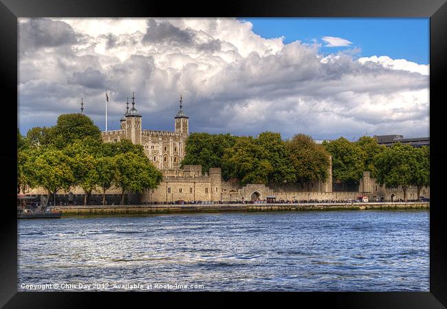 Tower of London Framed Print by Chris Day