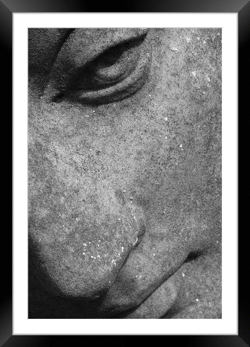 Stone Smile Framed Mounted Print by Adrian Wilkins