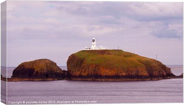 StrumbleHead LightHouse.1 Canvas Print by paulette hurley