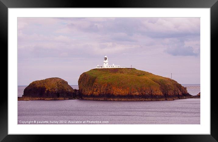 StrumbleHead LightHouse.1 Framed Mounted Print by paulette hurley