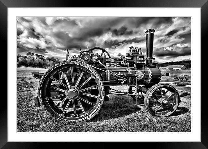 Traction Engine Framed Mounted Print by Northeast Images