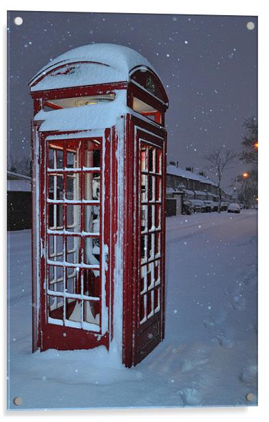 phonebox Acrylic by cairis hickey