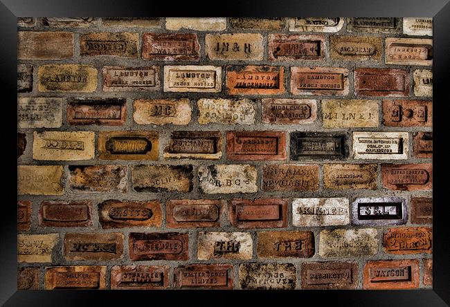 Another brick in the wall Framed Print by Northeast Images