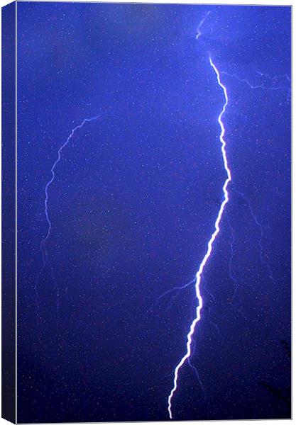 Lightning Canvas Print by Simon Deacon