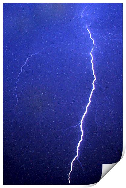 Lightning Print by Simon Deacon