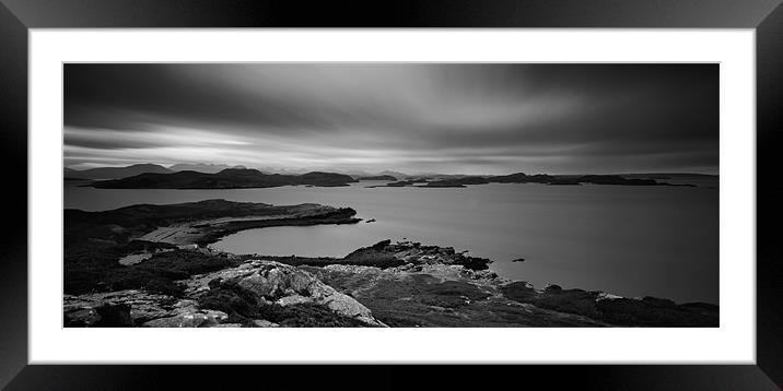 Serenity in Scottish Highlands Framed Mounted Print by Jim Round