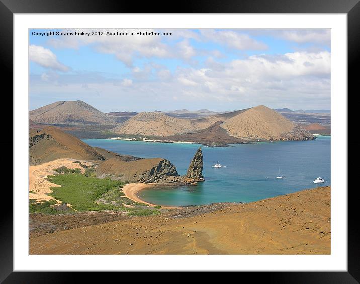 galapagos Framed Mounted Print by cairis hickey