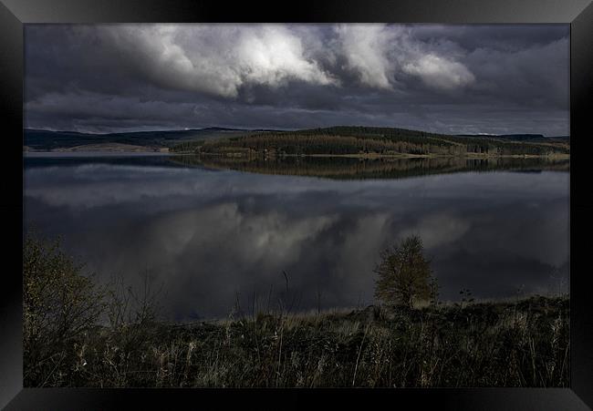 Reflective Keilder Framed Print by David wood