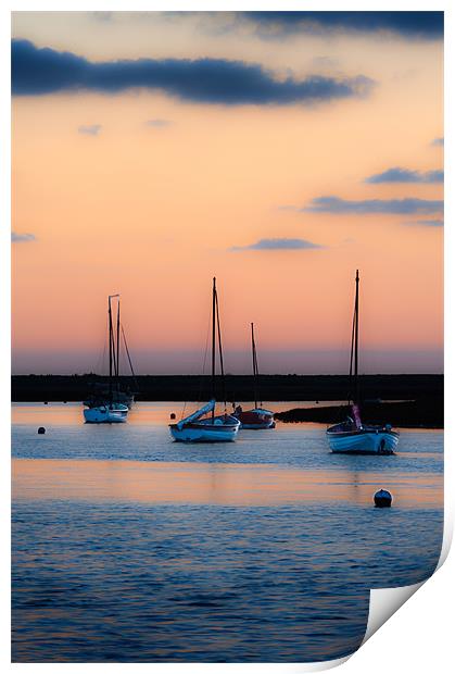 Serenity at Sunset Print by Stephen Mole
