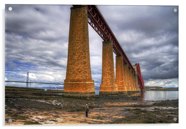 How big is this bridge? Acrylic by Tom Gomez