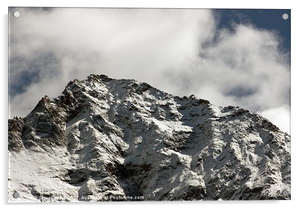 Italian Alp 2 Acrylic by James Ward