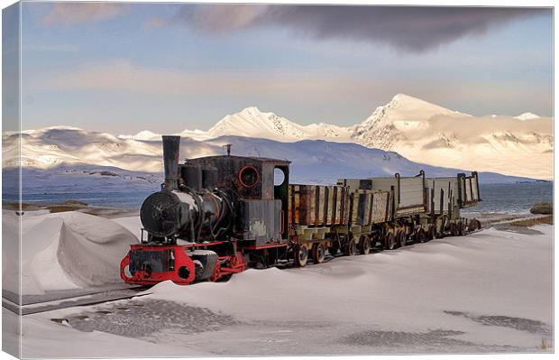 Old Train Canvas Print by Martin Irwin