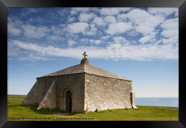 St Aldhelm’s Church Dorset Framed Print by Phil Wareham