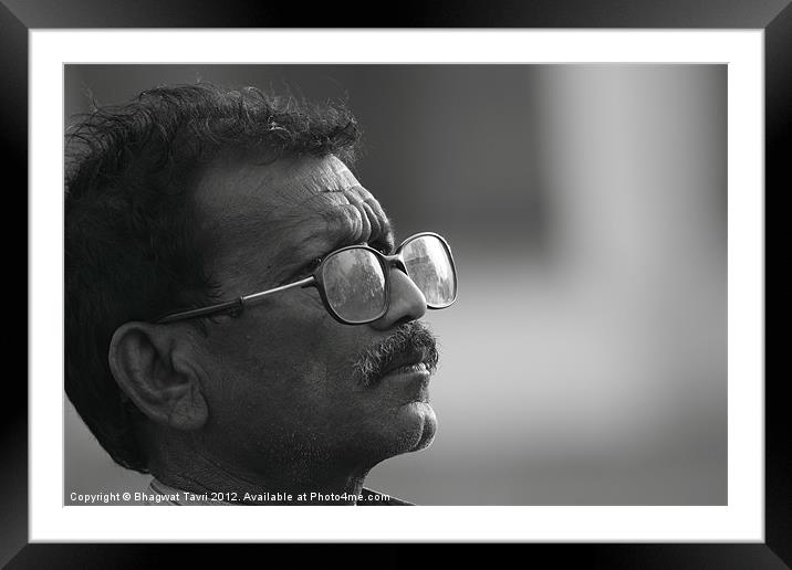 What's that ? Framed Mounted Print by Bhagwat Tavri