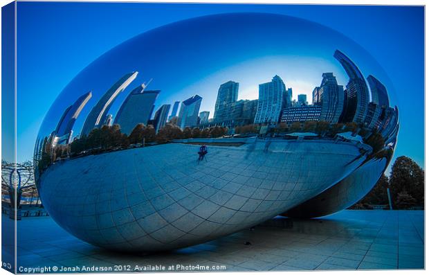 Cloud Gate Canvas Print by Jonah Anderson Photography