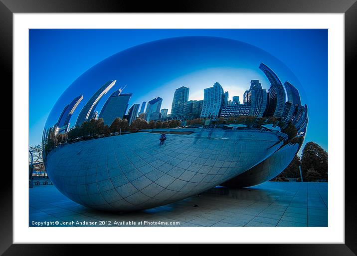 Cloud Gate Framed Mounted Print by Jonah Anderson Photography