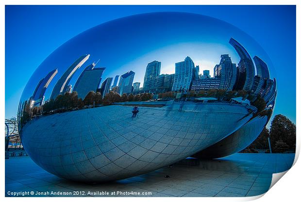 Cloud Gate Print by Jonah Anderson Photography