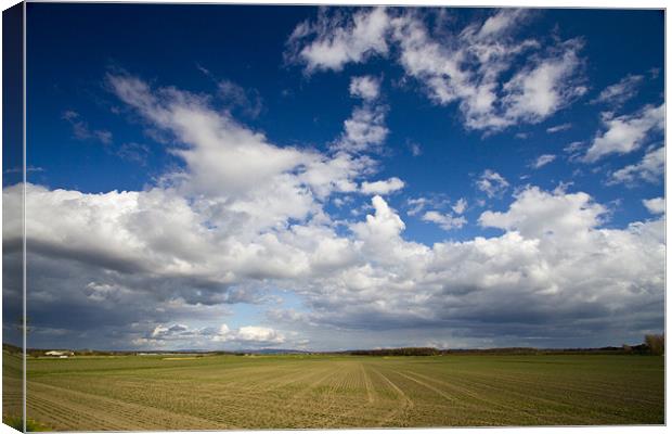 Cloud formations Lancashire Canvas Print by David French