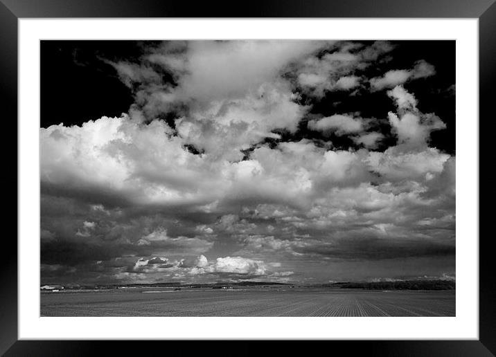 Cloud formations Lancashire Framed Mounted Print by David French