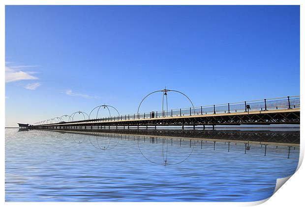 Southport Pier Print by David French