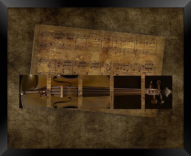 The Sound of a Violin Framed Print by Debra Kelday