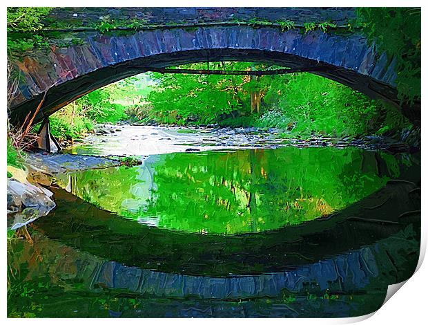 Reflections, Grasmere Print by Amanda Moore