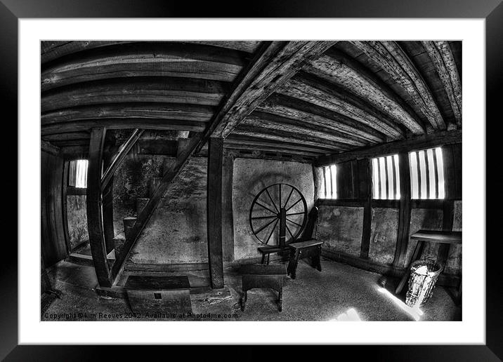 spinning wheel Framed Mounted Print by kim Reeves