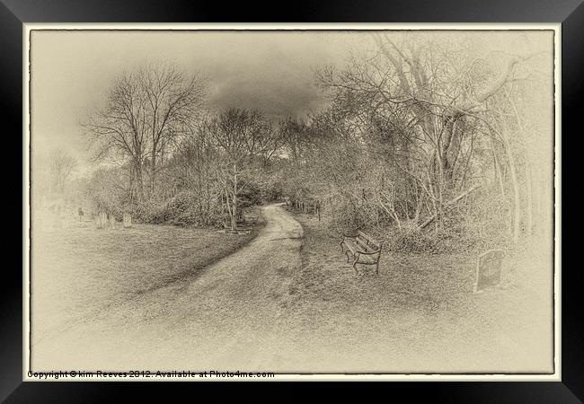 the long walk Framed Print by kim Reeves