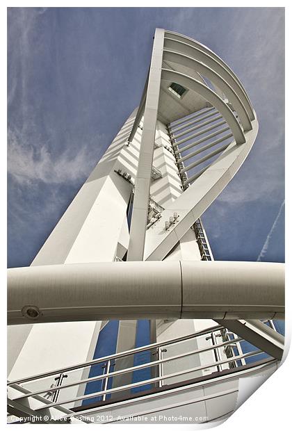 Spinnaker Tower, Portsmouth Print by Alice Gosling
