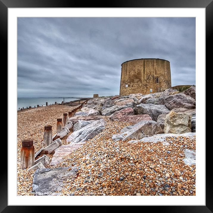 Martello Tower No 14 Framed Mounted Print by Alice Gosling
