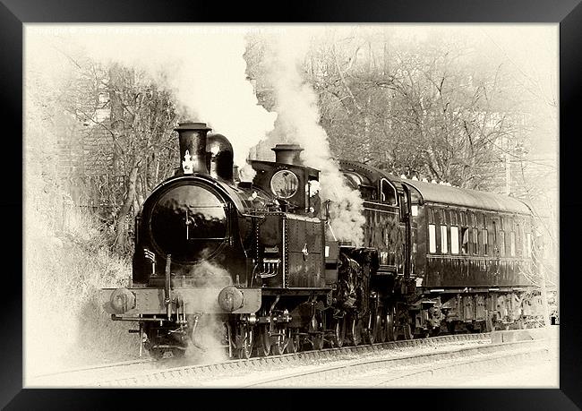 Vintage Steam Train Framed Print by Trevor Kersley RIP