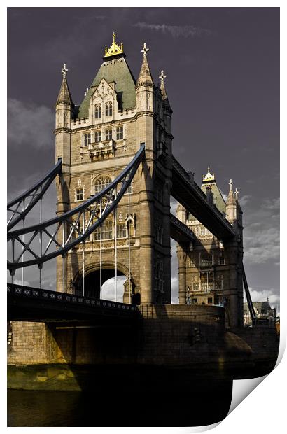 Tower Bridge Print by David Pyatt