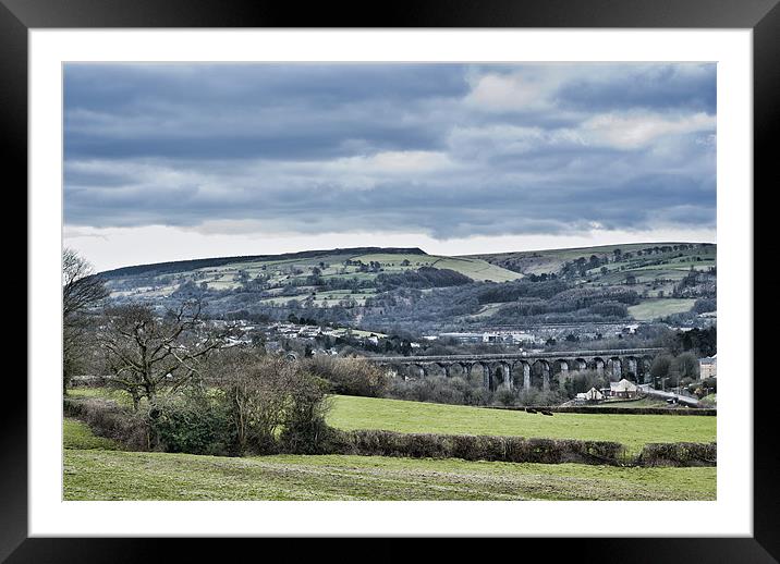 Hengoed Viaduct Framed Mounted Print by Steve Purnell