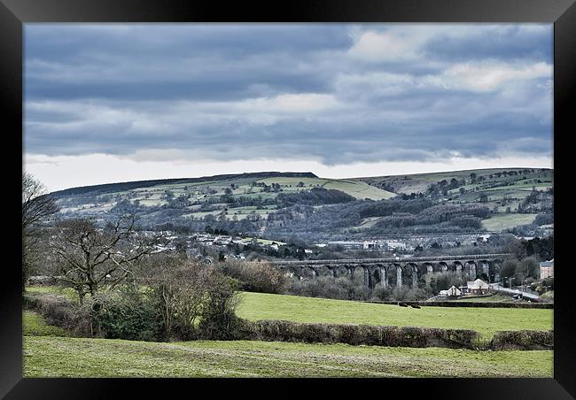 Hengoed Viaduct Framed Print by Steve Purnell