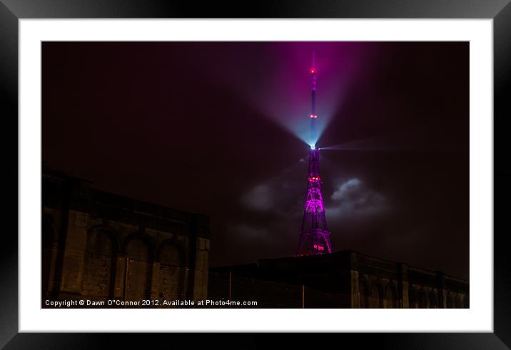 Crystal Palace Transmitting Tower Framed Mounted Print by Dawn O'Connor
