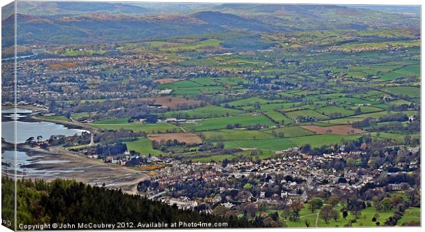 Rostrevor and Warrenpoint Canvas Print by John McCoubrey