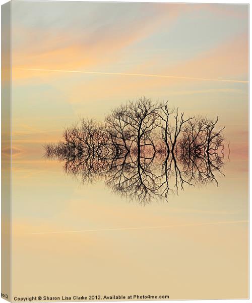Angelic Branches Canvas Print by Sharon Lisa Clarke