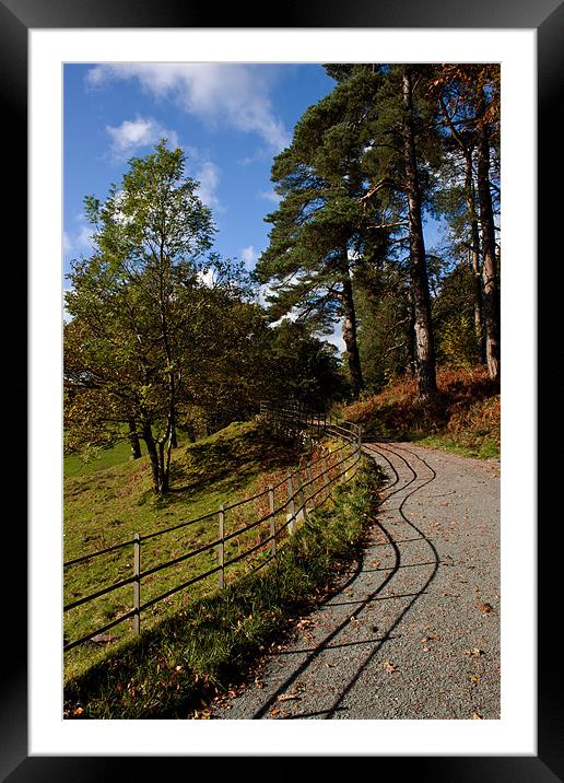 Lakeland Pathway Framed Mounted Print by Roger Green