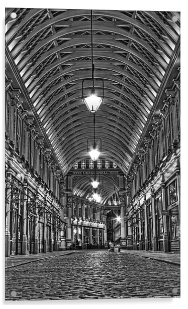 Leadenhall Market Acrylic by Phil Clements