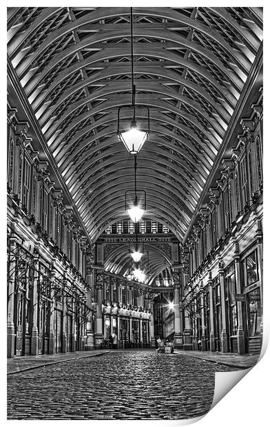 Leadenhall Market Print by Phil Clements