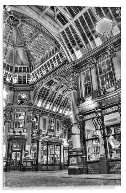 Leadenhall Market Acrylic by Phil Clements