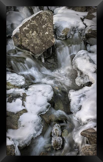 Rhaeadr Idwal Waterfall Fossils Framed Print by Natures' Canvas: Wall Art  & Prints by Andy Astbury