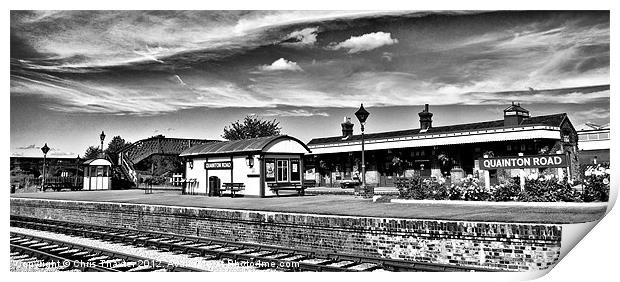 Quainton Road Railway Station Print by Chris Thaxter