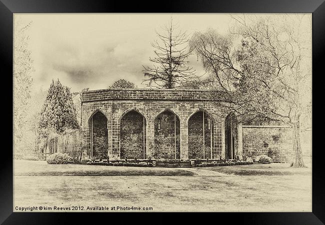 the pavilion Framed Print by kim Reeves