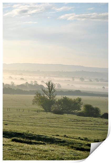 The Thinning Mist Print by graham young
