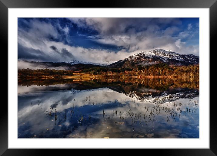 Majestic Ben Venue in Trossachs Framed Mounted Print by Jim Round