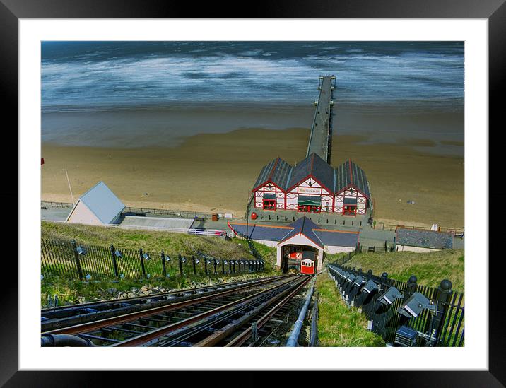 saltburn by the sea Framed Mounted Print by Jeff Brunton