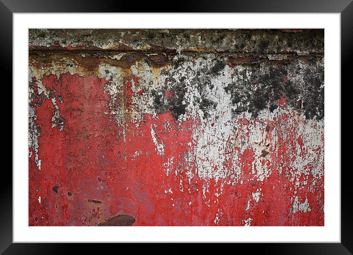 Black and Red Framed Mounted Print by Michael Giacchetto