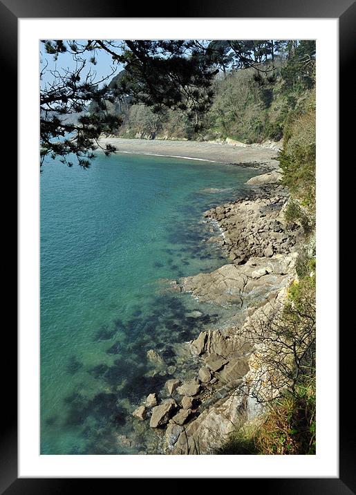 Cornish Coast Framed Mounted Print by Ian Cocklin