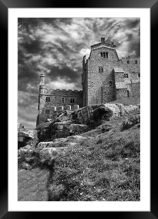 St Michaels Mount, Cornwall Framed Mounted Print by Ian Cocklin